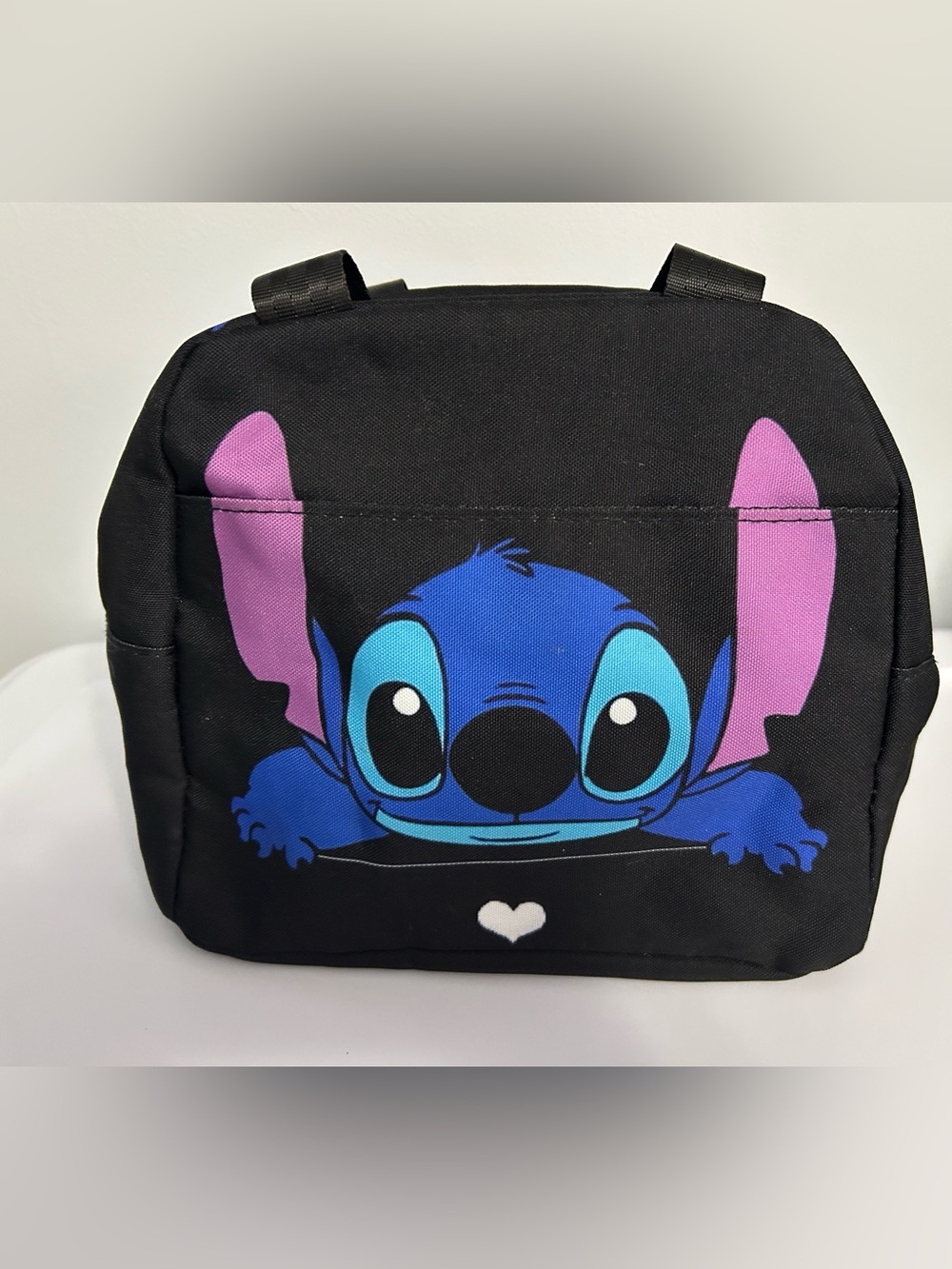Disney Black Linchbag with Blue Stitch and Pink Ears